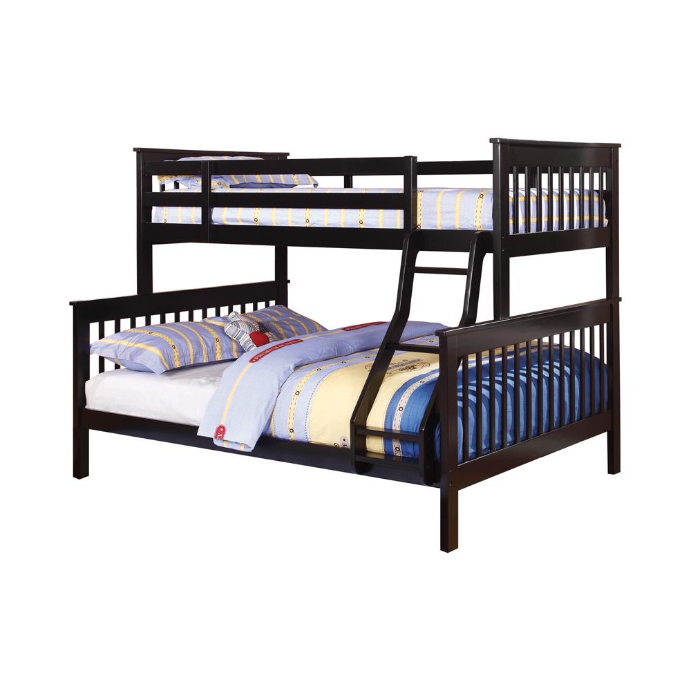 Chapman Twin Over Full Bunk Bed Black image