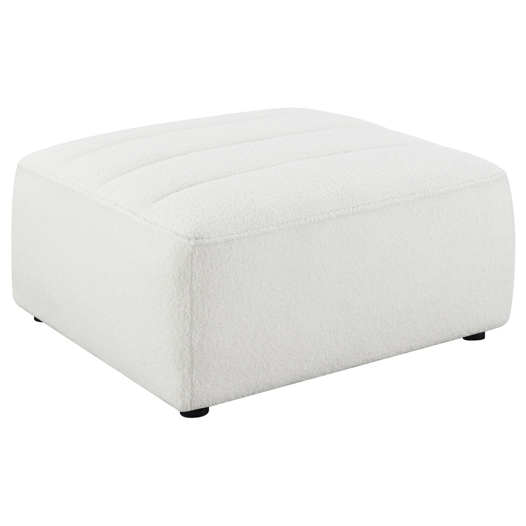Sunny Upholstered Ottoman Natural image