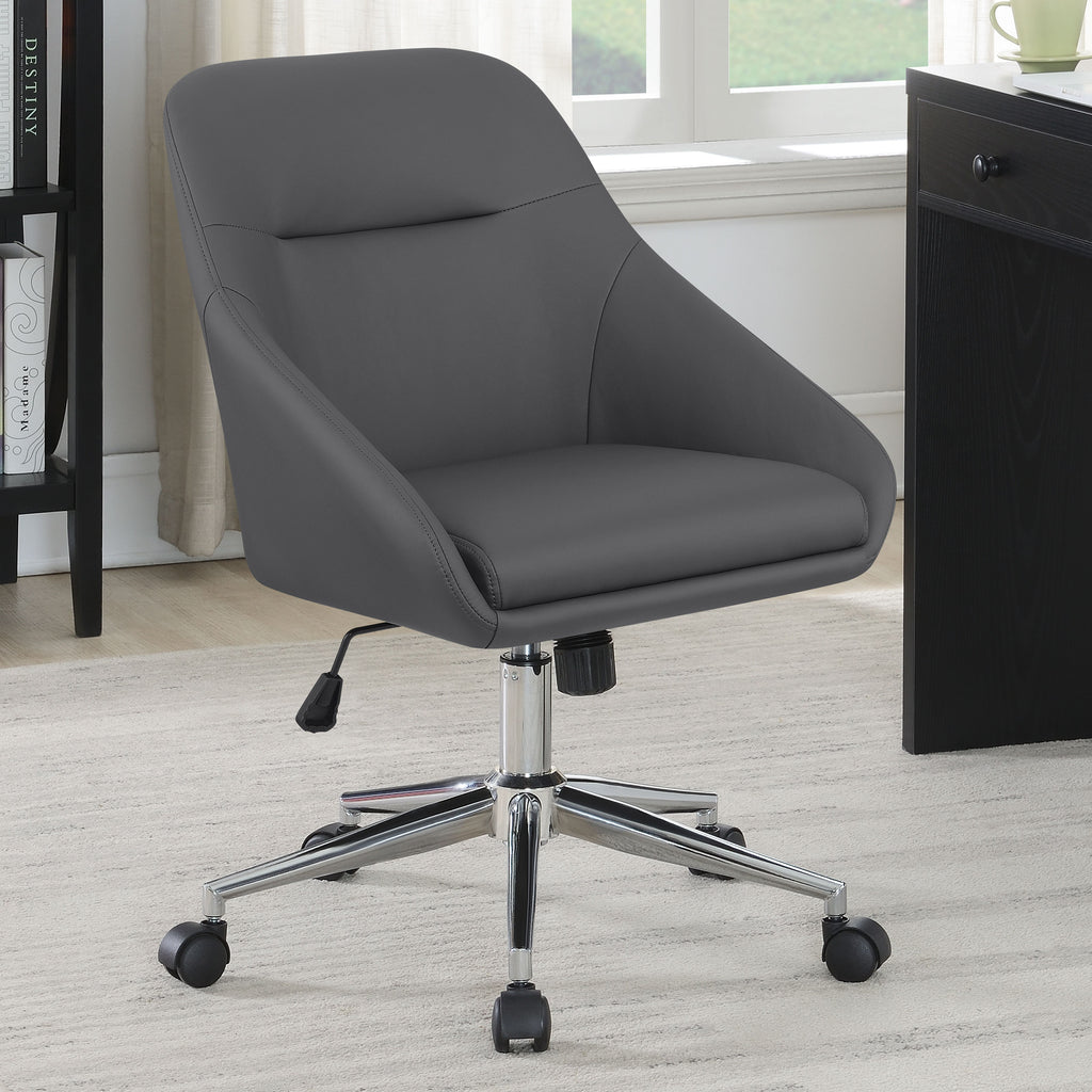 Jackman Upholstered Office Chair with Casters image