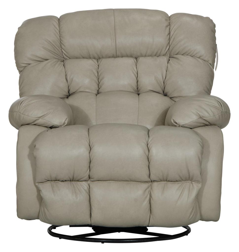 Pendleton Leather Chaise Swivel Glider Recliner image