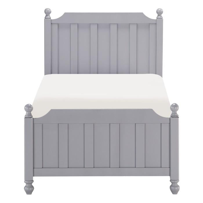 Homelegance Wellsummer Twin Panel Bed in Gray 1803GYT-1* image