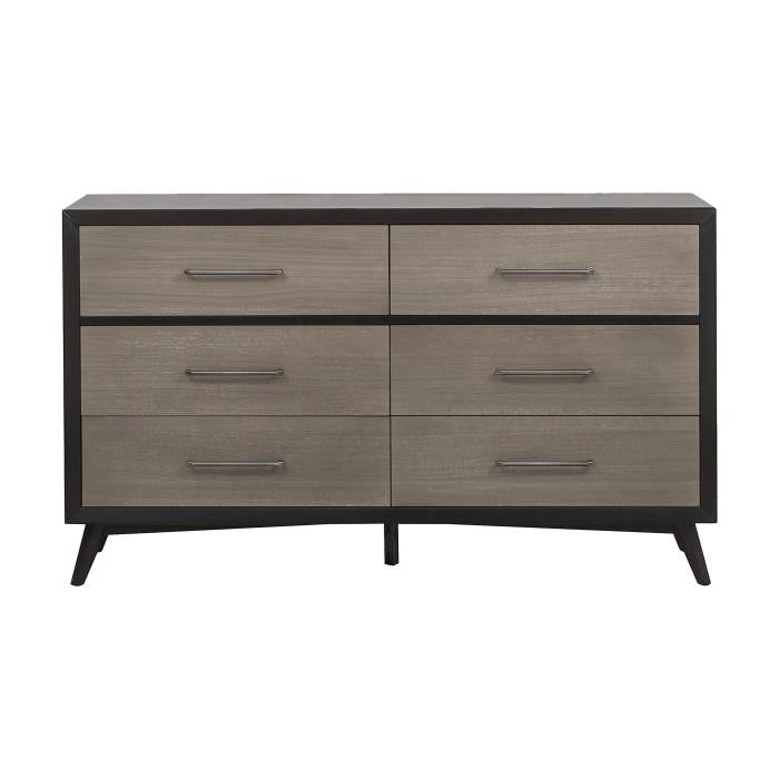 Homelegance Raku 6 Drawer Dresser in Gray 1711-5 image