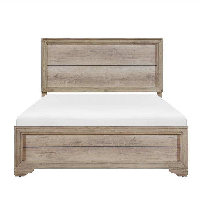 Homelegance Lonan King Panel Bed in Natural 1955K-1EK* image