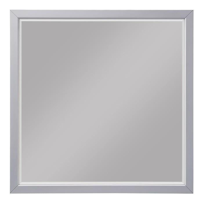 Homelegance Wellsummer Mirror in Gray 1803GY-6 image