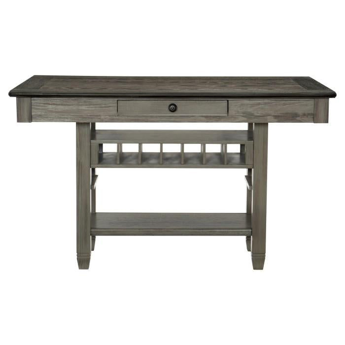 Homelegance Granby Counter Height Dining Table in Coffee and Antique Gray 5627GY-36* image