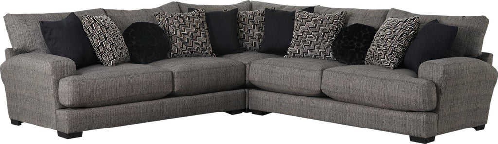 Jackson Furniture Ava 3pcs Sectional Set with USB Port in Pepper image