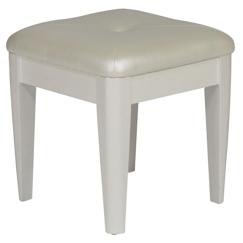 Liberty Furniture Stardust Vanity Stool in Iridescent White image