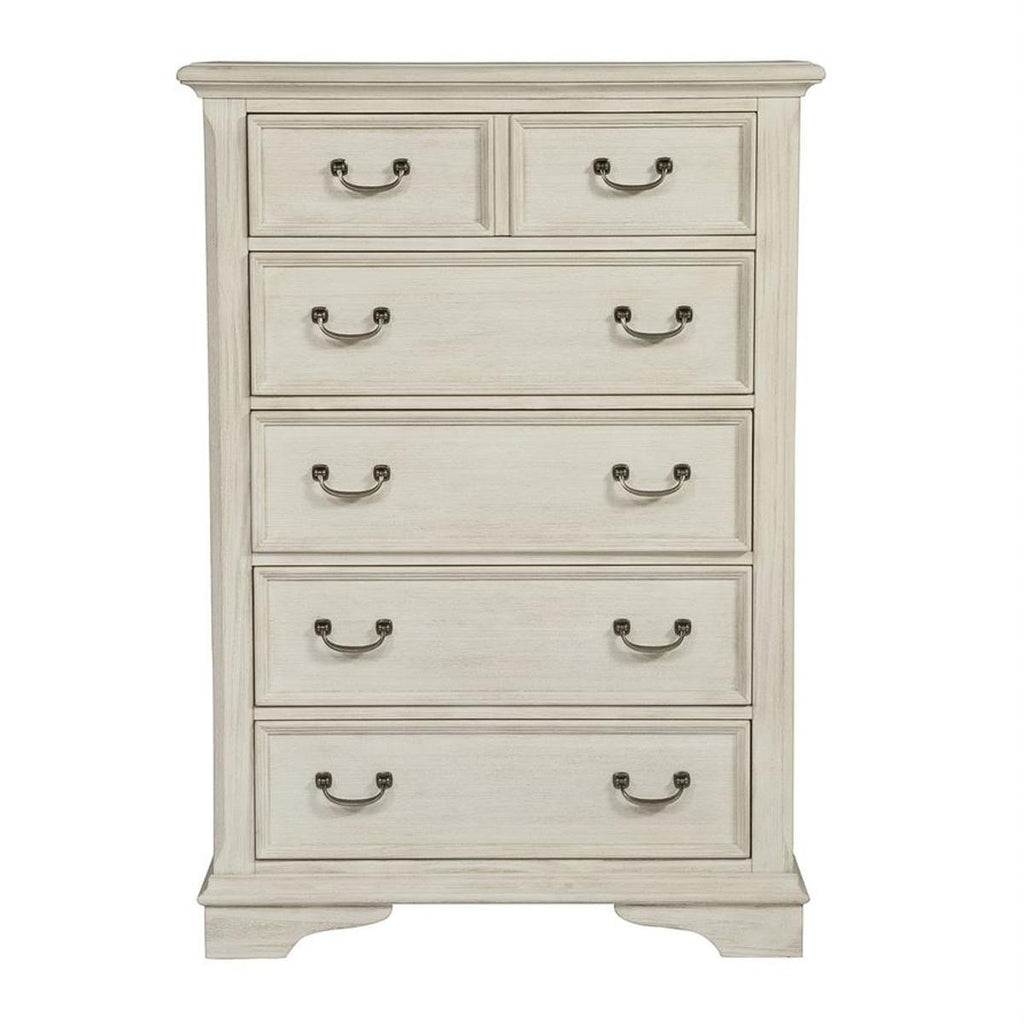 Liberty Funiture Bayside Drawer Chest in Antique White image