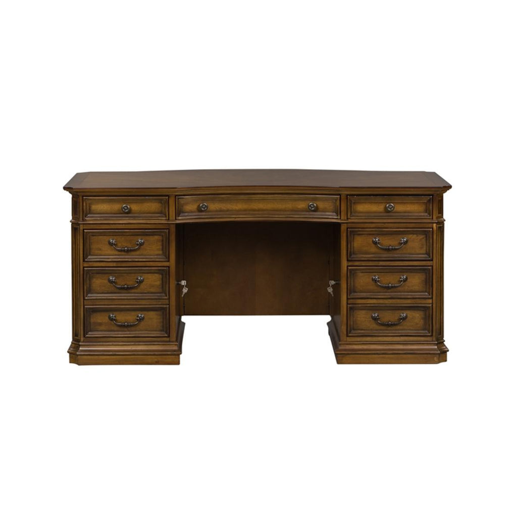 Liberty Amelia Jr Executive Desk in Antique Toffee image