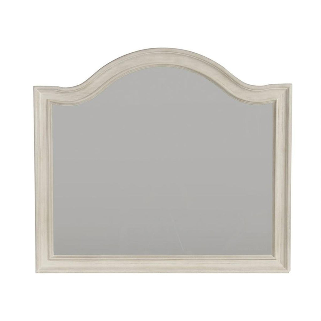 Liberty Furniture Bayside Arched Mirror in Antique White image