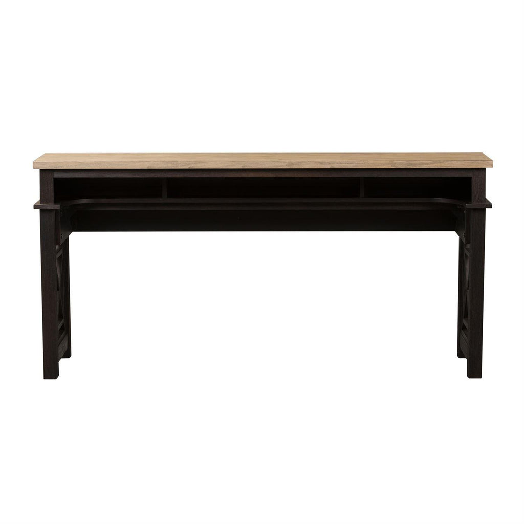 Liberty Heatherbrook Console Bar Table in Charcoal and Ash image