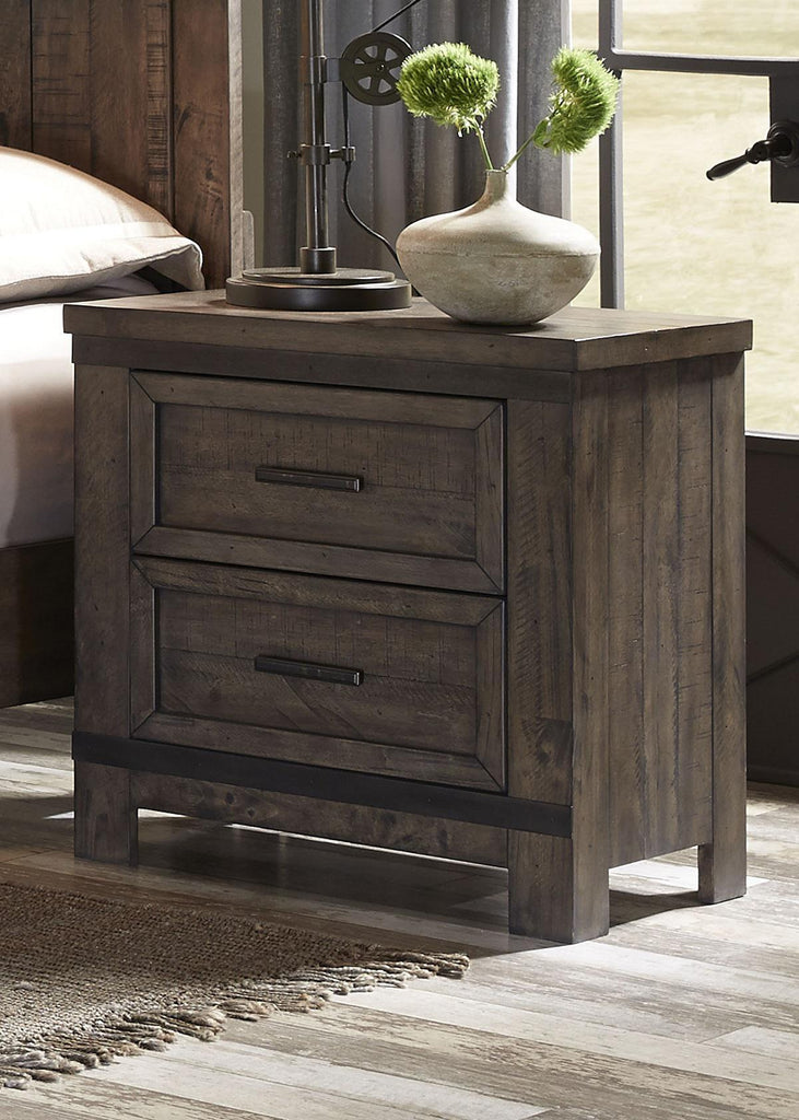 Liberty Thornwood Hills Nightstand in Rock Beaten Gray image