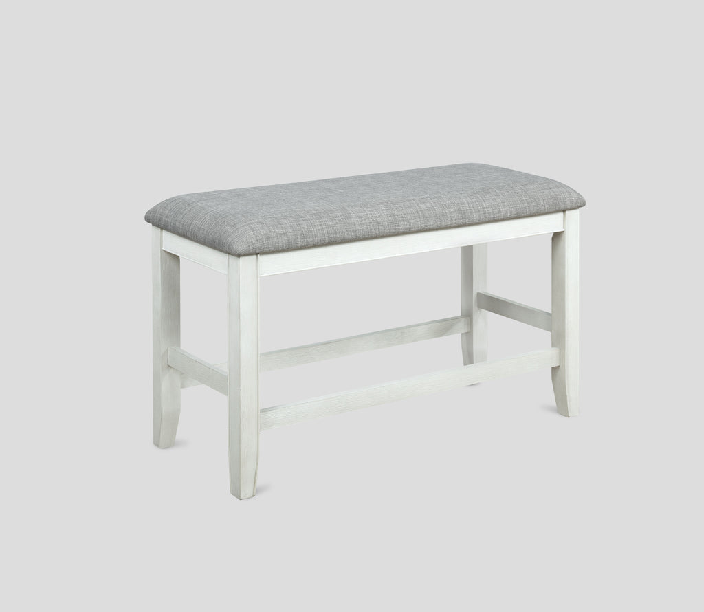 FULTON COUNTER HEIGHT BENCH WHITE image